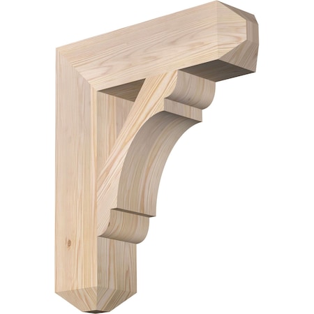 Ekena Millwork Olympic Craftsman Smooth Bracket, Douglas Fir, 5 1/2"W x 22"D x 26"H BKT06X22X26OLY04SDF